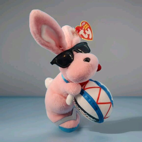 Ty Energizer Bunny Plush  9"   With Hang Tag Walgreens Exclusive Pink Retired - Picture 1 of 11